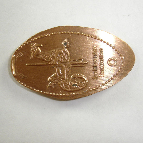 Pressed Penny: Smithsonian Institution - Carousel Dragon