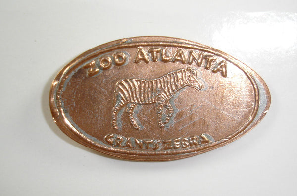 Pressed Penny: Zoo Atlanta - Grants Zebra
