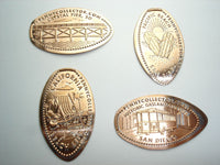 San Diego California 4 Coin Highlights Set