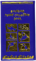 Souvenir Penny Collecting Book - Blue (holds 36 pennies)