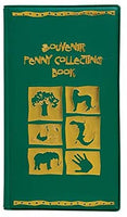 Souvenir Penny Collecting Book - Green (holds 36 pennies)
